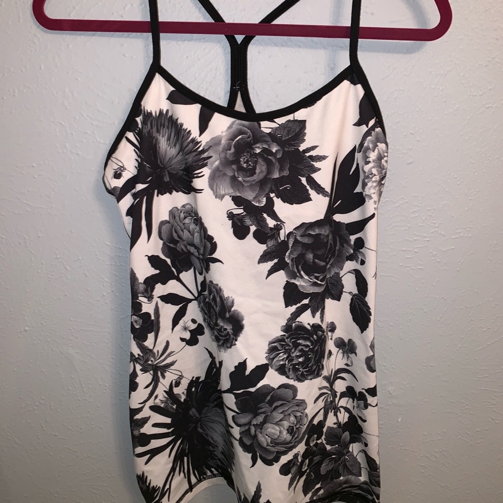 floral Lululemon tank top